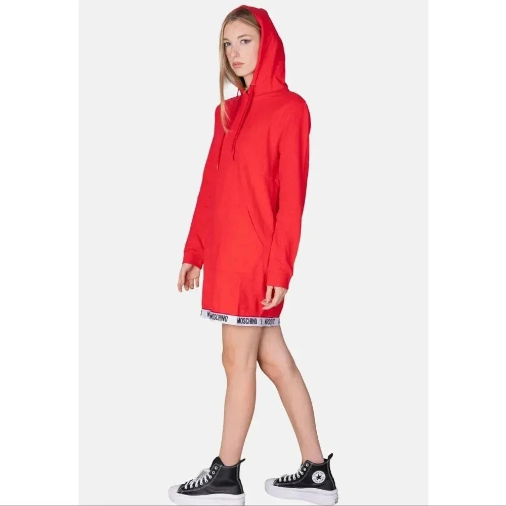 Moschino Underwear Orange/Red Sweatshirt Dress - Picture 2 of 12